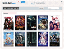 Tablet Screenshot of cine-tux.com